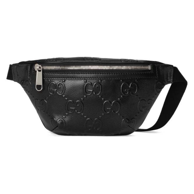 GUCCI GG EMBOSSED BELT BAG 658582 (23*13*5cm) GUCCI GG EMBOSSED BELT BAG 658582 (23*13*5cm)